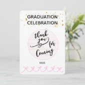 Graduation Celebration Thank You for Coming Favor  (スタンド正面)