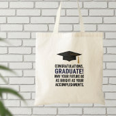 Graduation Cheers Tote Bag – Beige トートバッグ