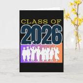 Graduation Cl Of 2026 Premium Tri-blend  カード (黄色い花)