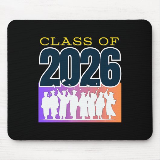 Graduation Cl Of 2026 Premium Tri-blend マウスパッド (正面)
