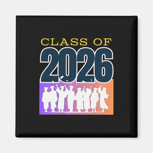 Graduation Cl Of 2026 Premium Tri-blend マグネット (正面)