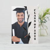Graduation Class of 2026 Photo Frame 招待状 (スタンド正面)