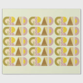 Graduation class of 2026 retro ラッピングペーパー (フラット)