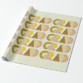 Graduation class of 2026 retro ラッピングペーパー (アンロールド)