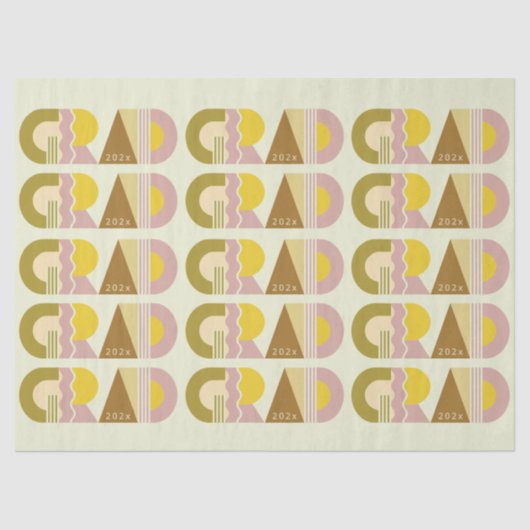 Graduation class of 2026 retro 薄葉紙 (正面)