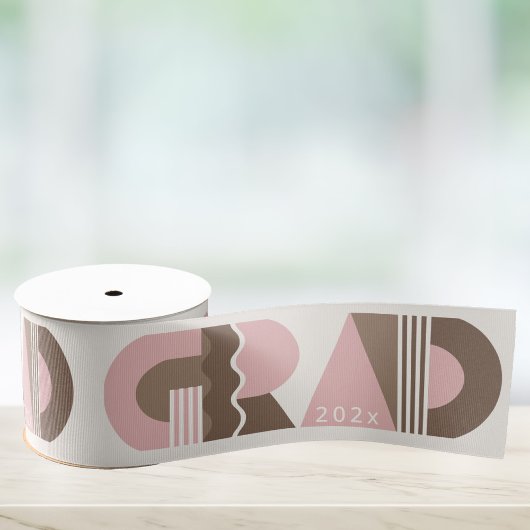Graduation class of 2026 retro grosgrain ribbon グログランリボン