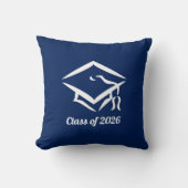 Graduation Class of 20?? BLUCLWHT Customize Year クッション (正面)
