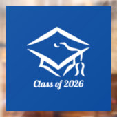 Graduation Class of 20?? BLUWHT Customize Year ウィンドウサイン (シート2)