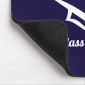 Graduation Class of 20?? NVYWHT Customize Year マウスパッド (コーナー)