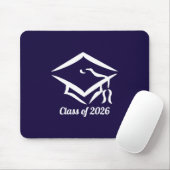 Graduation Class of 20?? NVYWHT Customize Year マウスパッド (マウス)