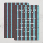 "Graduation Club" invitation Paper Sheet 招待状 (正面/裏面)