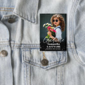 Graduation Commencement Party Selfie Button 缶バッジ (インサイチュ)