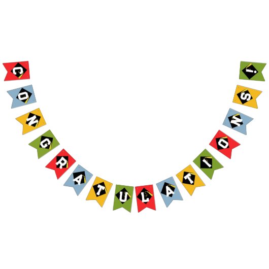 Graduation Congratulations バンティングフラッグ (全)