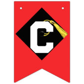 Graduation Congratulations バンティングフラッグ (第1の旗)