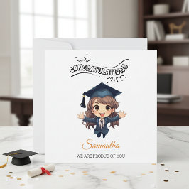 Graduation Congratulations Card with Illustration シーズンカード