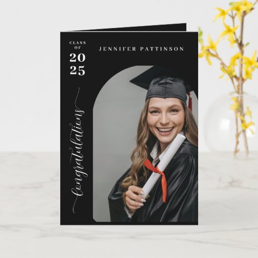 Graduation Congratulations Dream Big Graduate カード (黄色い花)