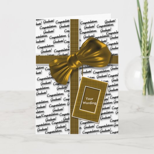 Graduation congratulations for men & women カード (正面)