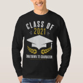 Graduation Countdown Senior 2021 Tシャツ (正面)