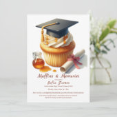 Graduation Cupcake Brunch Celebration 招待状 (スタンド正面)