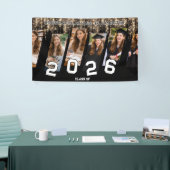  Graduation  Custom Banner with Photo Collage 横断幕 (トレードショー)