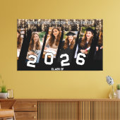  Graduation  Custom Canvas with Photo Collage キャンバスプリント (インサイチュ (リビング))