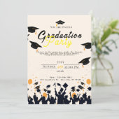 Graduation Digital Invitation Template – Modern Gr 招待状 (スタンド正面)