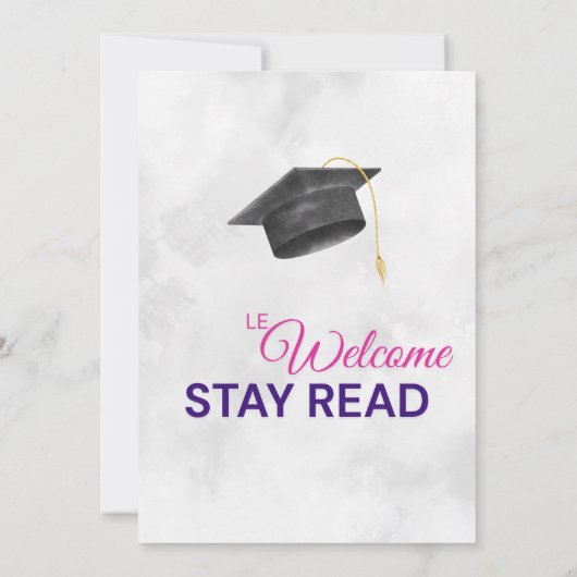 Graduation Digital Invitation Template – Modern Gr 招待状 (裏面)