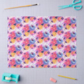 Graduation Fireworks Pattern with Tossed Caps 薄葉紙 (クラフト)