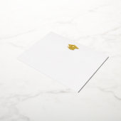 Graduation Foil notecard with envelope 箔招待状ポストカード (回転した状態)