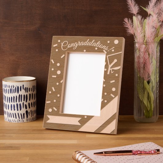 Graduation frame レーザー彫刻フレーム (左)