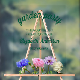 Graduation Garden Party アクリルサイン