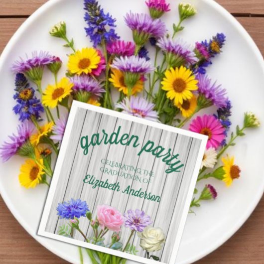 Graduation Garden Party スタンダードカクテルナプキン