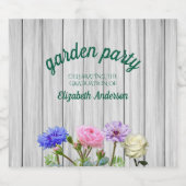 Graduation Garden Party ビールラベル (シングルラベル)