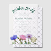 Graduation Garden Party ベラム紙招待状 (オフセット (招待状))