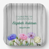 Graduation Garden Party ペーパープレート (正面)