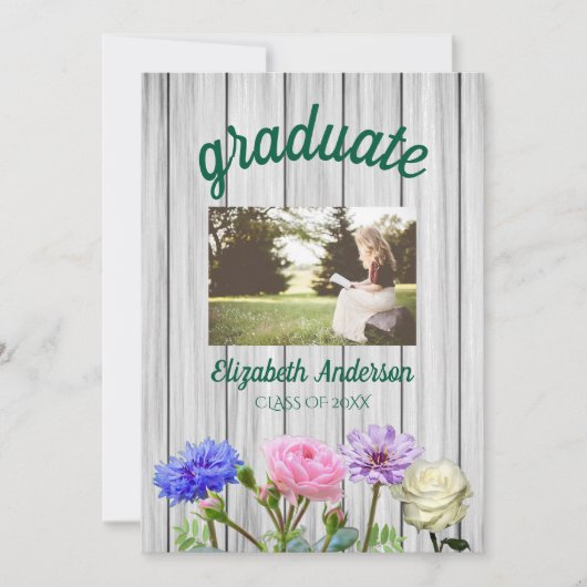 Graduation Garden Party 案内状 (正面)