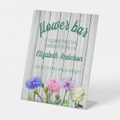 Graduation Garden Party Flower Bar 台座サイン (正面)