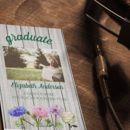 Graduation Garden Party Name Card 名刺