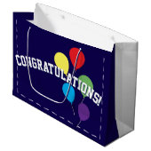 graduation gift bag ラージペーパーバッグ (正面アングル)