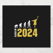 Graduation Gift | Class Of 2024 スパークリングワインラベル (シングルラベル)