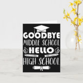 Graduation gift for a little girl going to middleG カード (黄色い花)