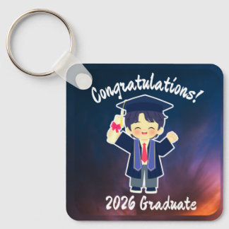 Graduation Gift for Boys Souvenir Token キーホルダー