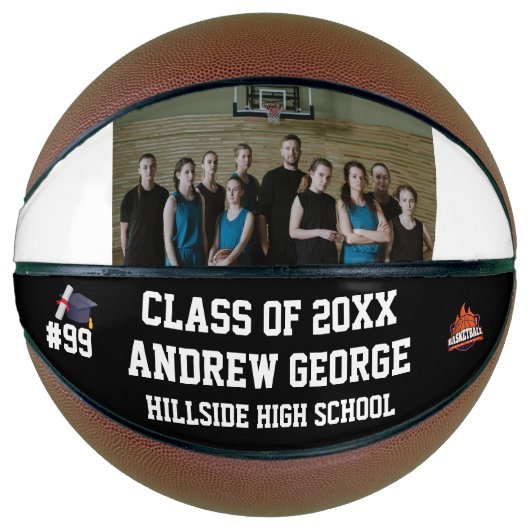 Graduation Graduate Grad Senior Night Class Of  バスケットボール (正面)