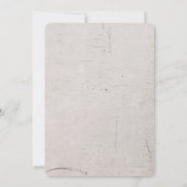 Graduation grayed backdrop custom photo 招待状 (裏面)