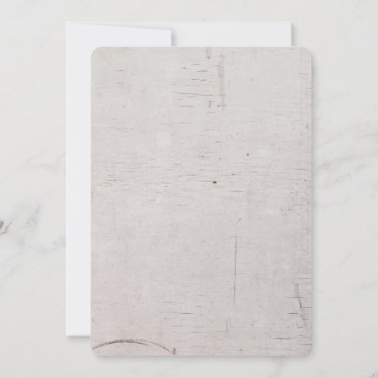 Graduation grayed backdrop custom photo 招待状 (裏面)