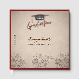 Graduation Guest Book Modern Keepsake ゲストブック