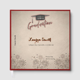 Graduation Guest Book Modern Keepsake  ゲストブック
