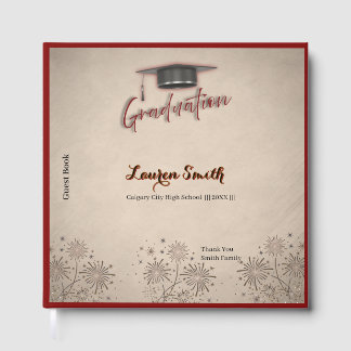 Graduation Guest Book Modern Keepsake ゲストブック