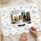 Graduation Guest Signing Grad Photo Keepsake Gift ポスター