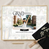 Graduation Guest Signing Grad Photo Keepsake Gift ポスター